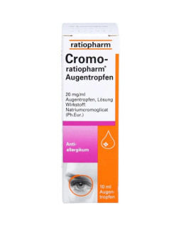 Терапія алергічного кон'юнктивіту Cromo Ratiopharm Augentropfen 10 мл