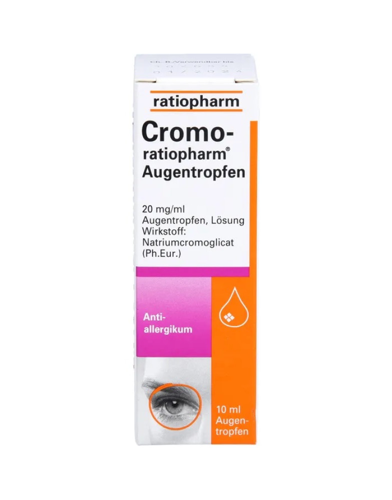Терапія алергічного кон'юнктивіту Cromo Ratiopharm Augentropfen 10 мл