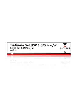 Третиноїн гель від прищів 0,025% Tretinoin Gel Menarini 0,025% 20 г