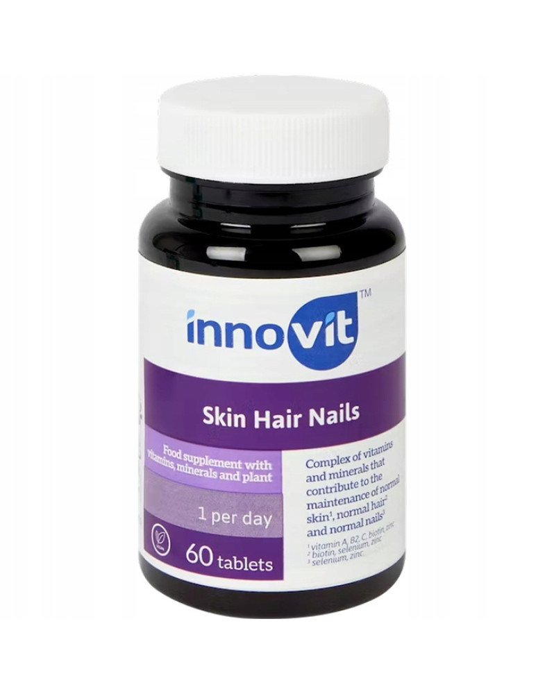 Добавка Innovit Skin Hair Nails для забезпечення підтримки шкіри, волосся та нігтів