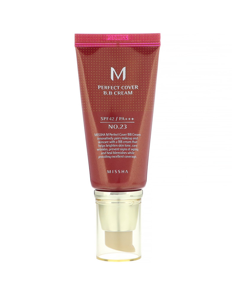 Тональний ВВ крем, MISSHA, M Perfect Cover BB Cream SPF42 / PA +++ 23, 50 мл