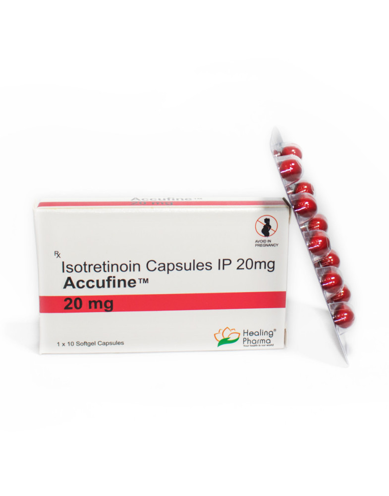 Ізотре-тиноїн Роак-кутан Accufine 20 мг 10 капсул