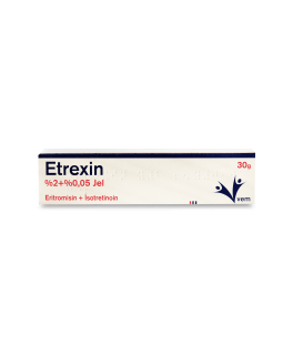 Etrexin Ізотрексін Munderm гель від вугрової висипки 2% + 0,05%, 30 г