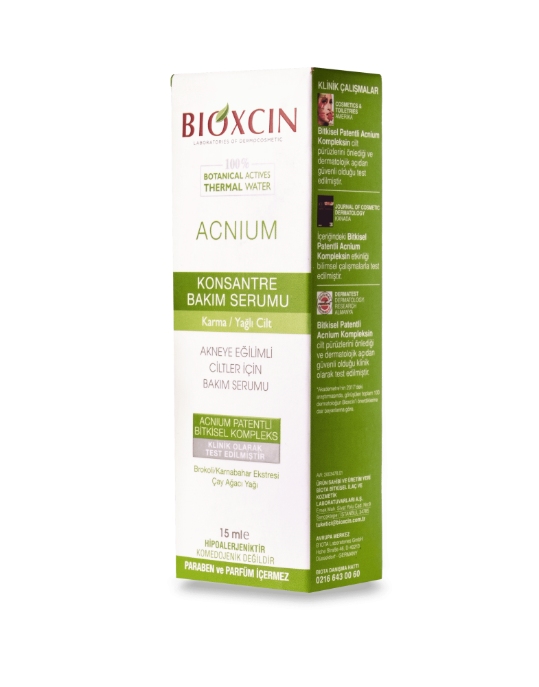 Bioxcin acnium (крем-сироватка для комбінованої та жирної шкіри)