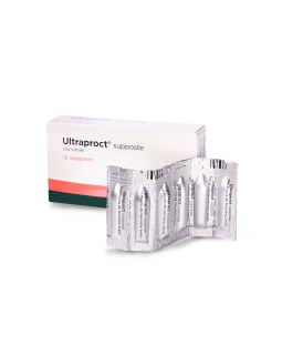 Засіб від геморою (Італія) Ultraproct свічки 12шт