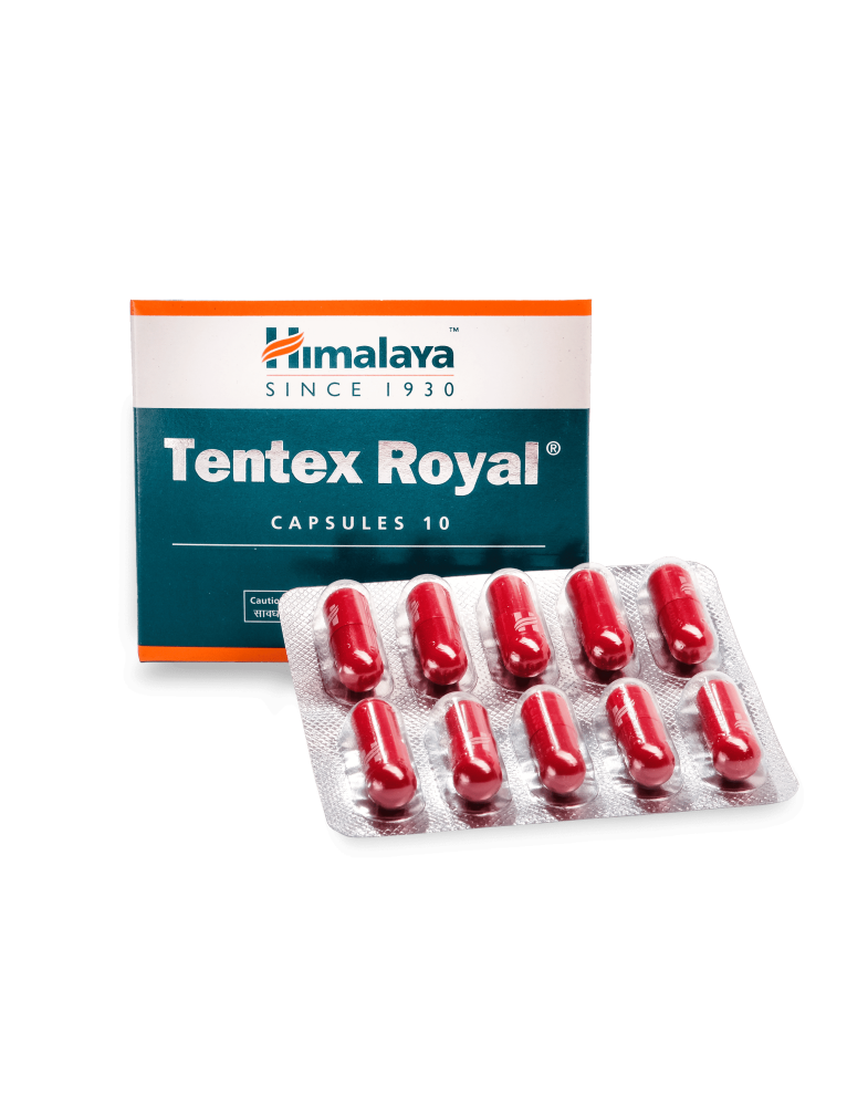 Tentex Royal Himalaya для чоловіків, для покращення ерекції, 10 капсул.