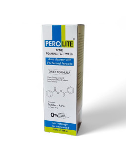 Гель для вмивання перекис бензоїлу Perolite 3% acne facewash 100 мл 