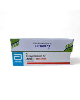 Крем і гель від пігментації з гідро-хіноном 4 Expigment Melalite