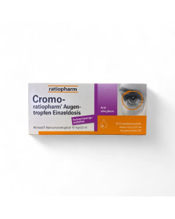Краплі від алергічного кон'юнктивіту Cromo Ratiopharm Augentropfen