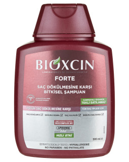 Шампунь Bioxcin Forte рослинний шампунь проти інтенсивного випадання волосся 300мл