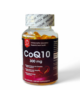 CoQ10 300 мг Коензим Q10 для серця, тиску та енергії