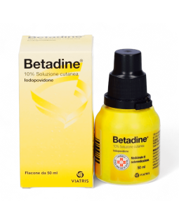 Betadine 10% розчин 50 мл – антисептик на основі повідон-йоду Італія