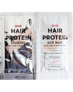 HAIR The PROTEIN Moist Shampoo & Hair Mask Trial — протеїновий набір для волосс