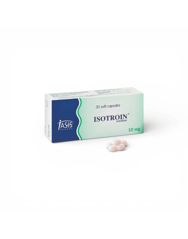 Ізотретиноїн Isotroin 10мг Роаккутан Акнетрент Accufine 10 капсул