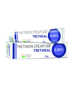 Tretinoin Cream USP Tretiheal 0.05% 20 г – Крем з третиноїном для догляду за шкірою