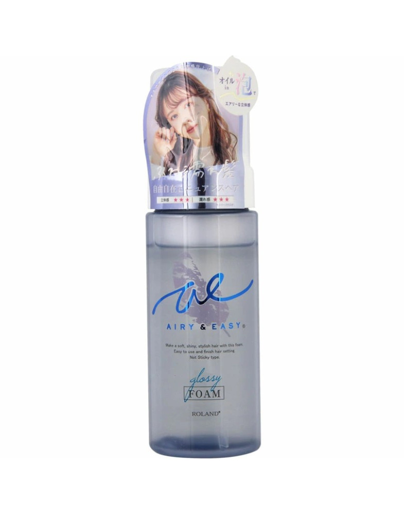 AE Airy & Easy Glossy Foam — пінка для укладки з ефектом wet hair