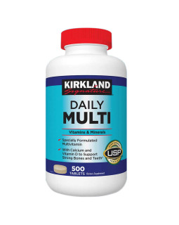 Kirkland Signature Daily Multi, 500 таблеток – комплекс вітамінів та мінералів
