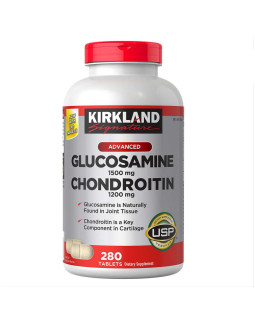 Комплексний курс для здорових суглобів добавка Kirkland 280 шт і мазь Orthojoint 30 г  