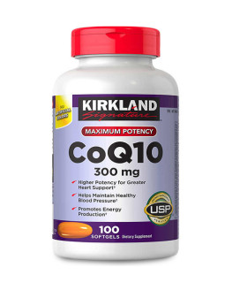 Комплекс для серця Kirkland CoQ10 300 мг, 100 шт