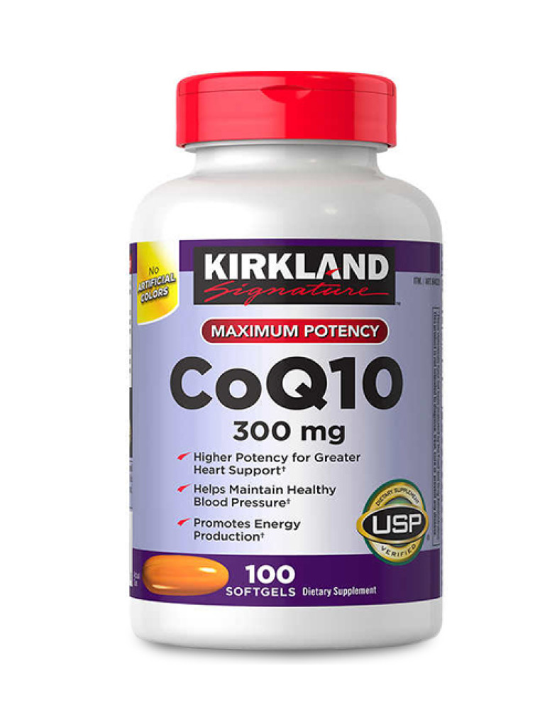 Комплекс для серця Kirkland CoQ10 300 мг, 100 шт