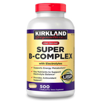 Kirkland Super B-Complex комплекс вітамінів B для енергетичного обміну 500 шт США