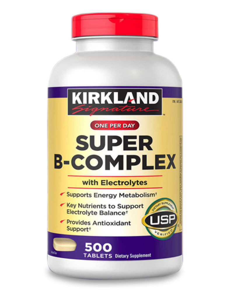 Kirkland Super B-Complex комплекс вітамінів B для енергетичного обміну 500 шт США